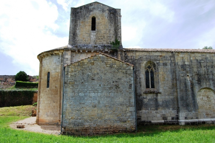 L'église St Romans facade est - Saint-Romans-lès-Melle