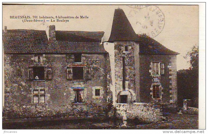 Carte postale ancienne de La Boulaye chateau - Sepvret