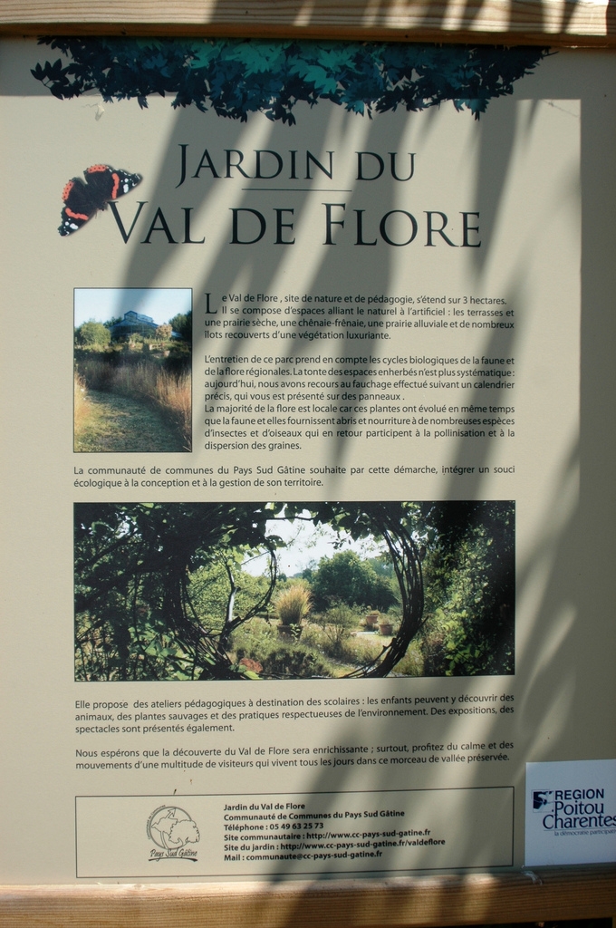 Explicatif du Jardin de Val de Flore  - Soutiers