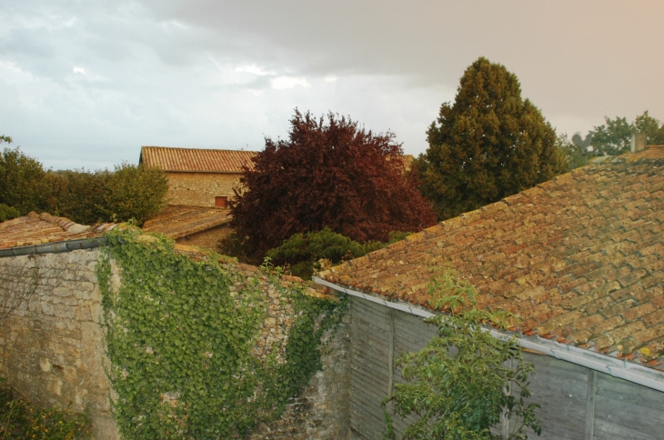 Des toits à La Pergellerie un matin   - Souvigné