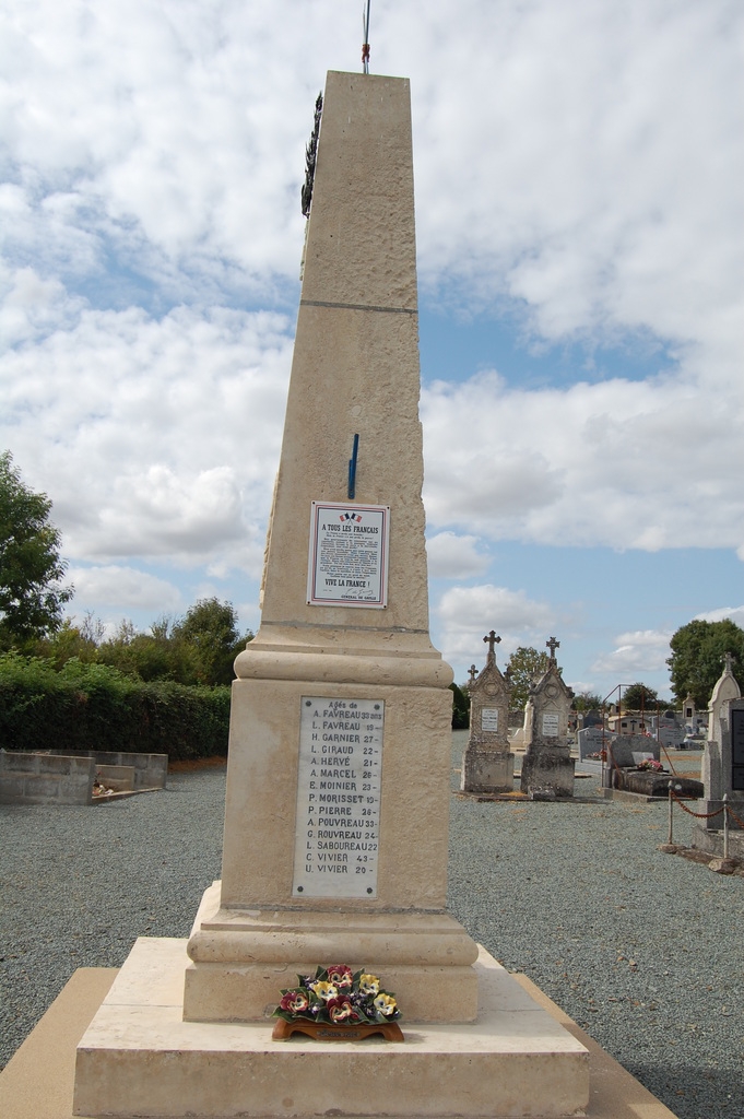 Monument aux Morts pour la France - Surin