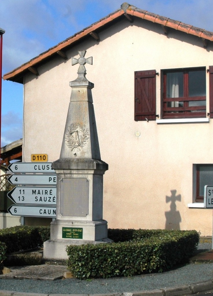 Monument aux Morts pour la France - Vanzay