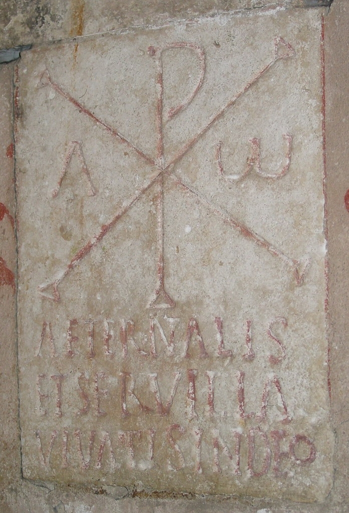 Stèle paléochrétienne - Civaux