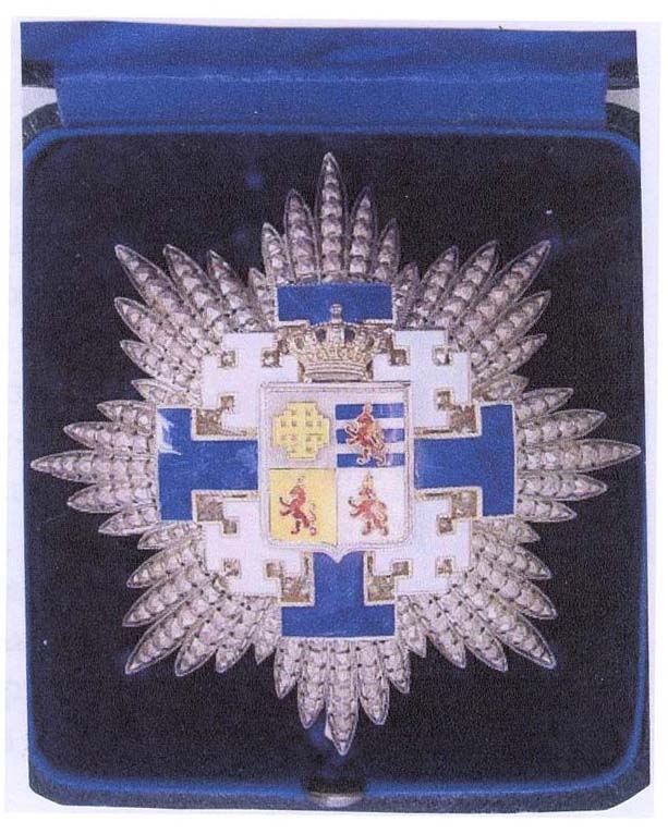 Plaque de grand croix de l'ordre de Melusine - Lusignan