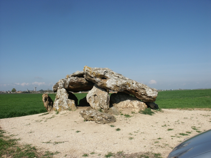 La pierre levée. - Neuville-de-Poitou
