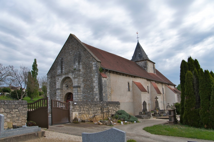 L'église Saint-Pardous du XIe siècle. - Pindray