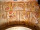 Peintures murales du porche : Le Fléau des cavaliers, le Fléau des sauterelles, La femme et le dragon....