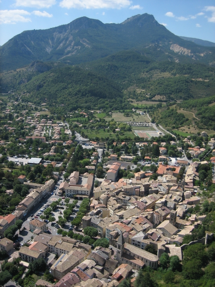 Vue aérienne ce Castellane