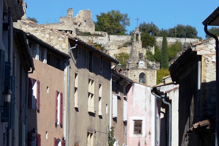 Les ruines du château - Peyruis