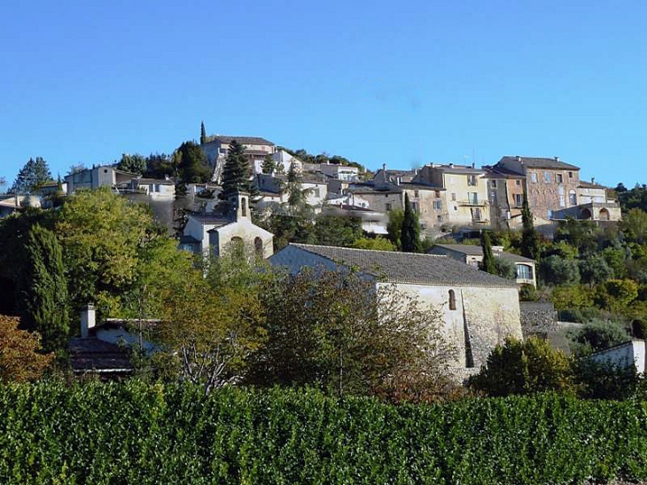 Vue sur le village - Saint-Julien-d'Asse