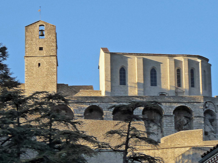 Vue sur la chapelle de la citadelle - Sisteron
