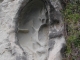 Photo suivante de Berre-les-Alpes curiosité dans la roche ; la vierge & l'enfant ? 
