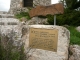 Plaque commémorative devant le moulin Briquet