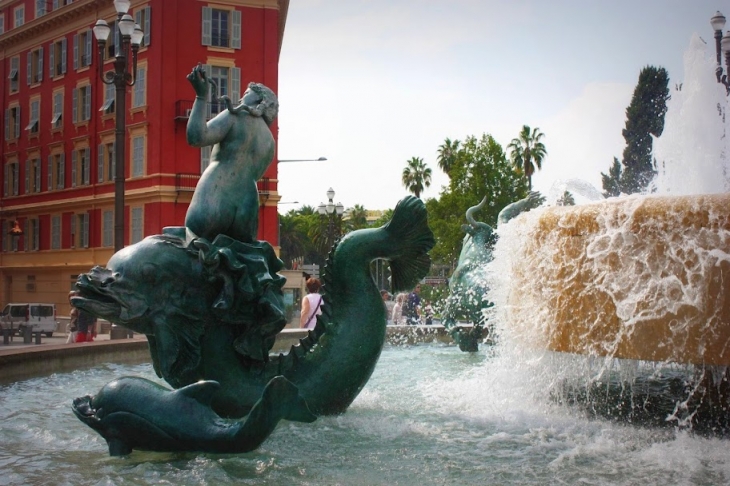 Fontaine à Nice