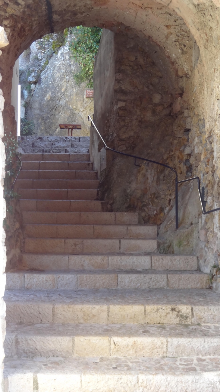 L'escalier - Sainte-Agnès