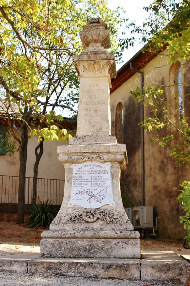 Monument-aux-Morts - Beaurecueil
