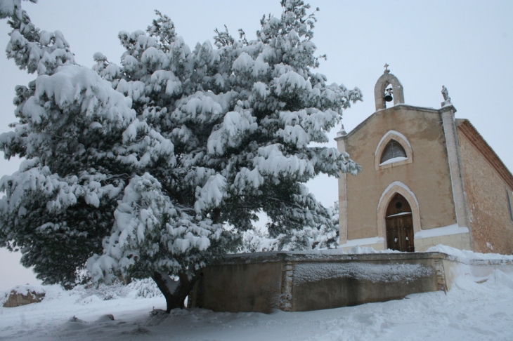 St Rosalie sous la neige - La Fare-les-Oliviers