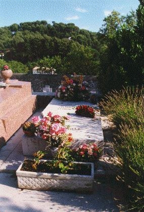 Tombe de Marcel Pagnol au cimetière de la Treille - Marseille 11e Arrondissement