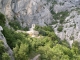 Caché sur une paroi de la Montagne Sainte-Victoire, l'ermitage de Saint-Ser 