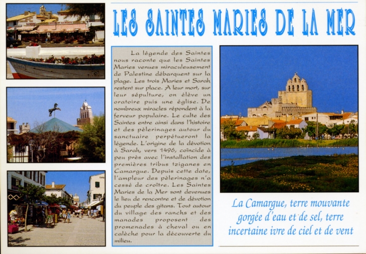 Le Village (carte postale). - Saintes-Maries-de-la-Mer
