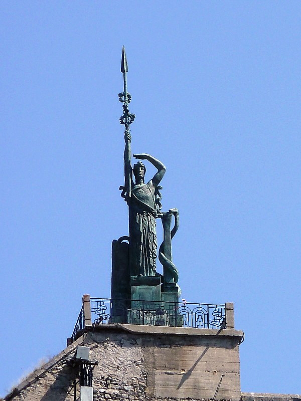 La France : statue de Bourdelle - Briançon