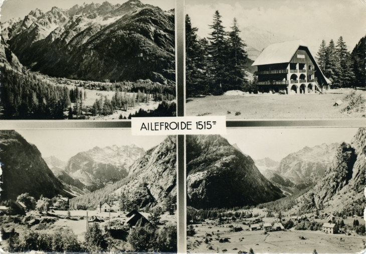 Hameau de Ailefroide (carte postale de 1960) - Pelvoux