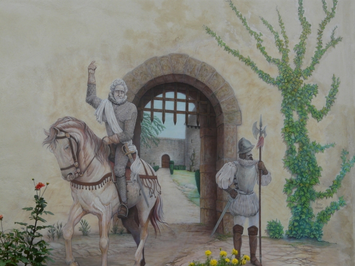 Fresque Duc de Lesdiguières - Saint-Bonnet-en-Champsaur
