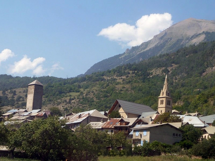Vue sur le village - Saint-Clément-sur-Durance