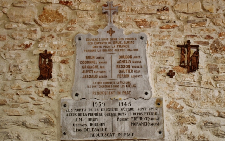  église Saint-Georges - Brue-Auriac