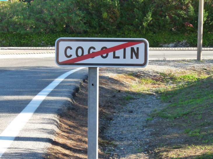 Départ de la commune - Cogolin