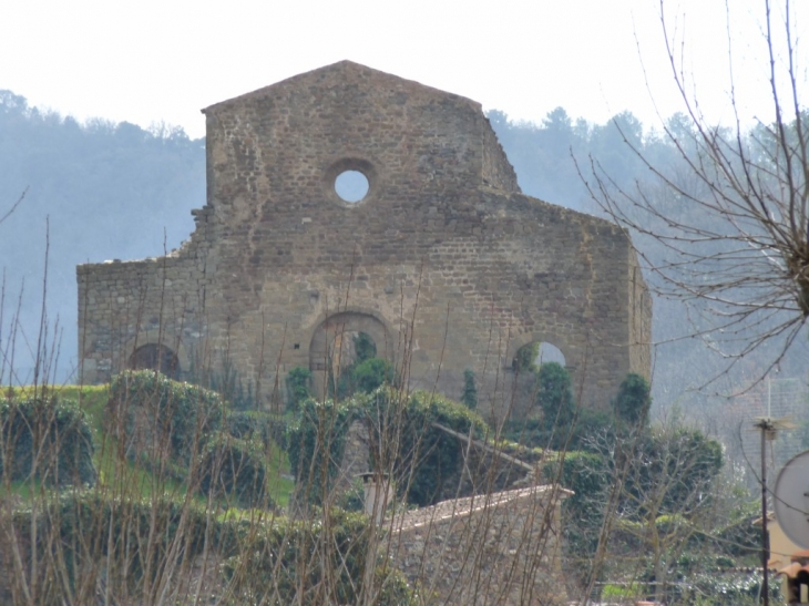 Les ruines du chateau - Collobrières