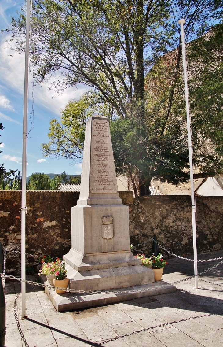 Monument-aux-Morts - Méounes-lès-Montrieux
