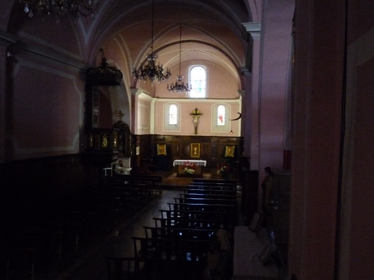 L'intérieur de l'église Saint Martin - Plan-de-la-Tour