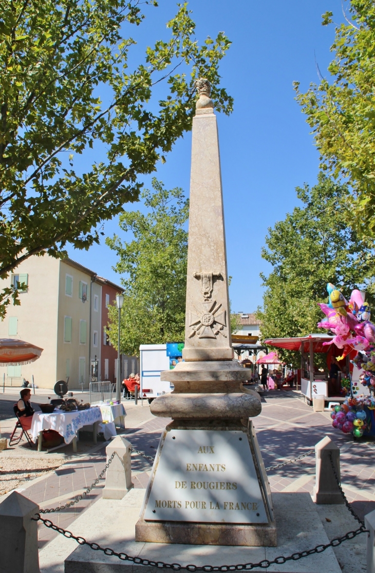 Monument-aux-Morts - Rougiers
