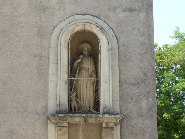 Sur une façade - Saint-Zacharie