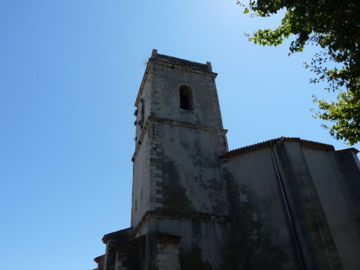 Le clocher de l'église - Solliès-Pont
