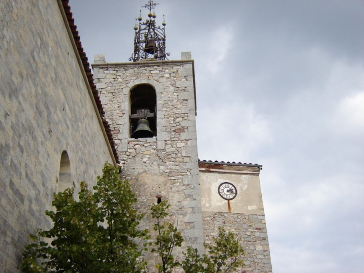 Le clocher de l'église - Solliès-Ville
