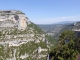 les gorges de la Nesque : belvédère de Castelleras et rocher du Cire