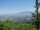 vue sur Mormoiron et le Ventoux