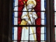 L'abbatiale : le vitrail de St Jacques