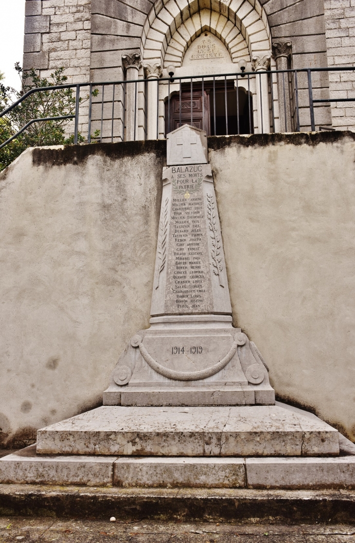 Monument-aux-Morts - Balazuc