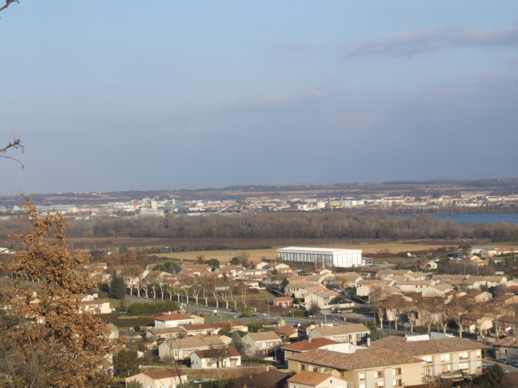 Vue panoramique nord - Charmes-sur-Rhône