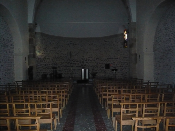 Eglise (intérieur) - Lalevade-d'Ardèche