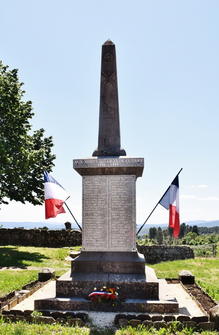 Monument-aux-Morts - Payzac