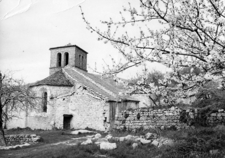 Photo ancienne de st.Grégoire-toit de lauzes - Prunet