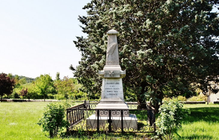 Monument-aux-Morts - Saint-Maurice-d'Ibie