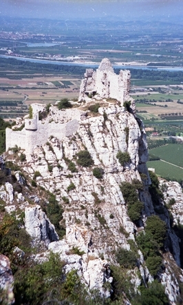 La Vallée du Rhône depuis Crussol - Saint-Péray