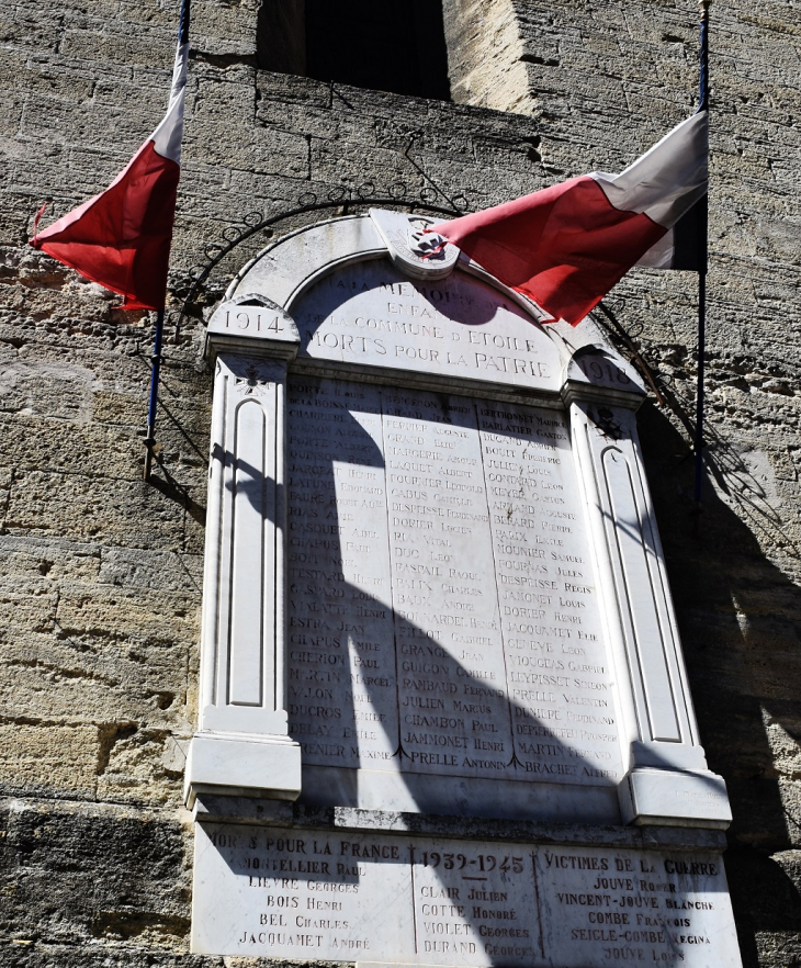 Monument-aux-Morts - Étoile-sur-Rhône