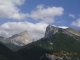 Vue hélico de la montagne de Chamousset