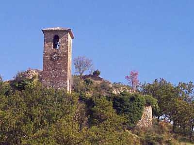 Vue du clocher de Piégon
